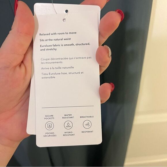 Athleta Cosmic Wrap Pant NEW Minimalist Grey Size 0 - Picture 9 of 16